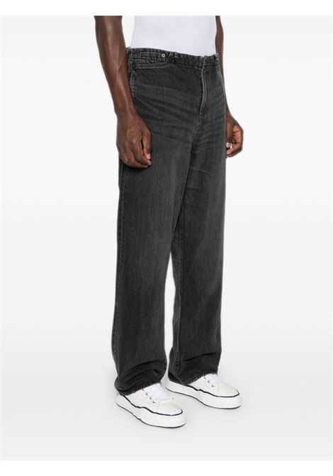 jeans waist easy uomo neri in cotone MAISON MIHARA YASUHIRO | J13PT122BLACK